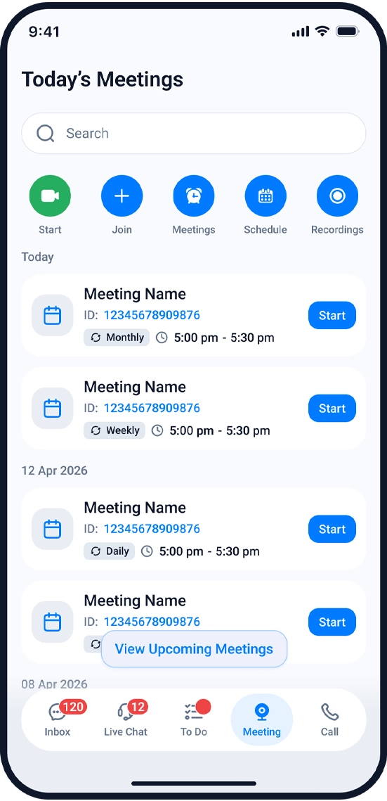 meeting screen